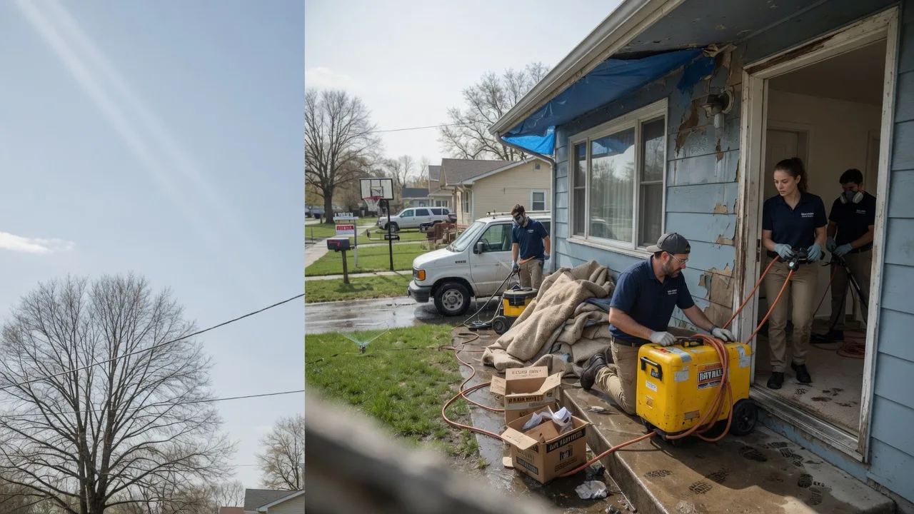 Basement Flood Cleanup in Edon, OH near me